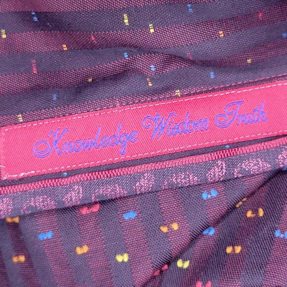 Robert Graham Modern Americana Maroon Rainbow Shirt, Size L - Picture 5 of 7